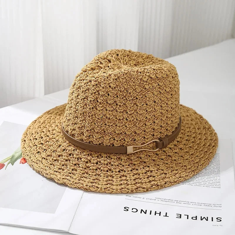 Solenne Grove Woven Fedora
