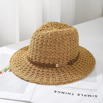 Solenne Grove Woven Fedora