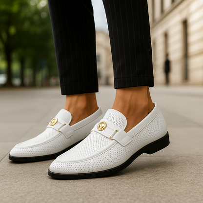 Vercini Perforated Loafers