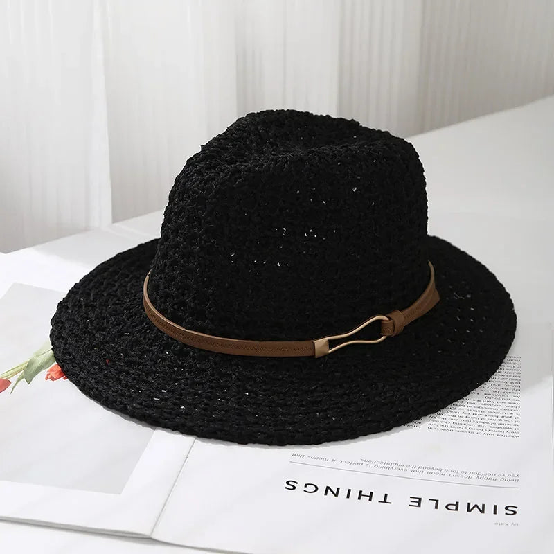 Solenne Grove Woven Fedora