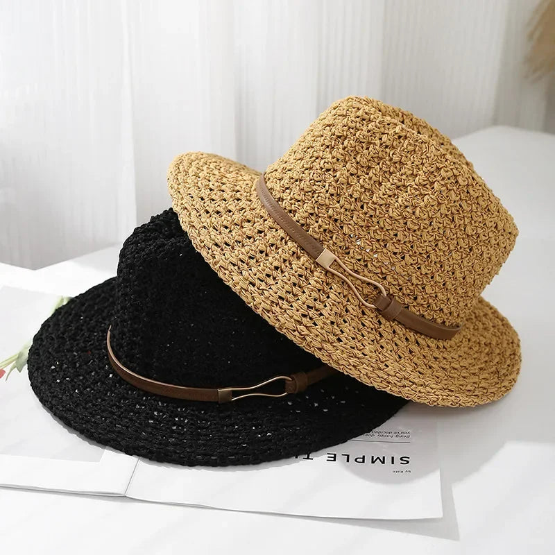 Solenne Grove Woven Fedora