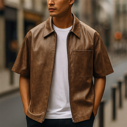 Draven Leather Shirt