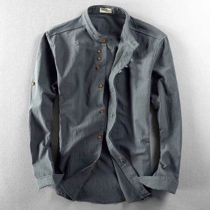 Hiroto Cotton-Linen Shirt