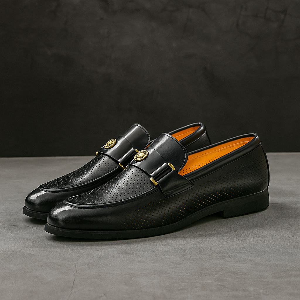 Vercini Perforated Loafers
