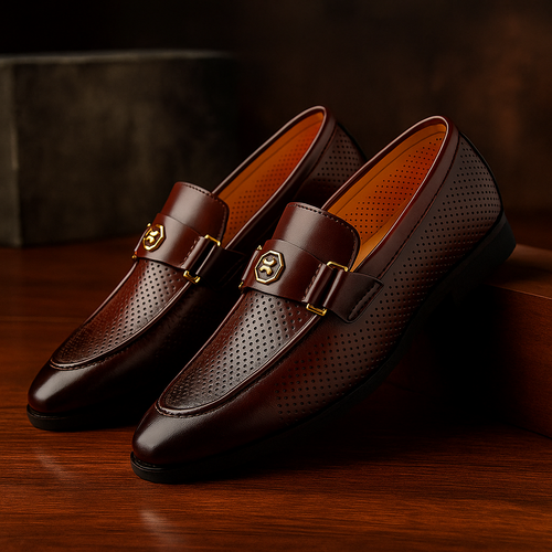 Vercini Perforated Loafers