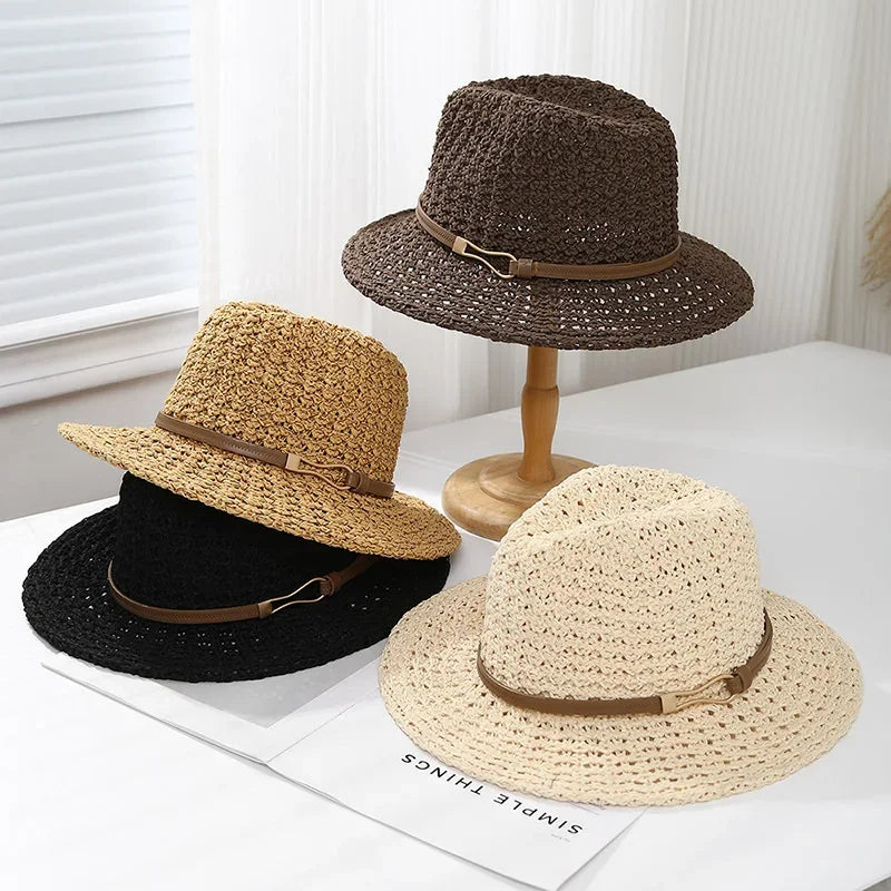 Solenne Grove Woven Fedora