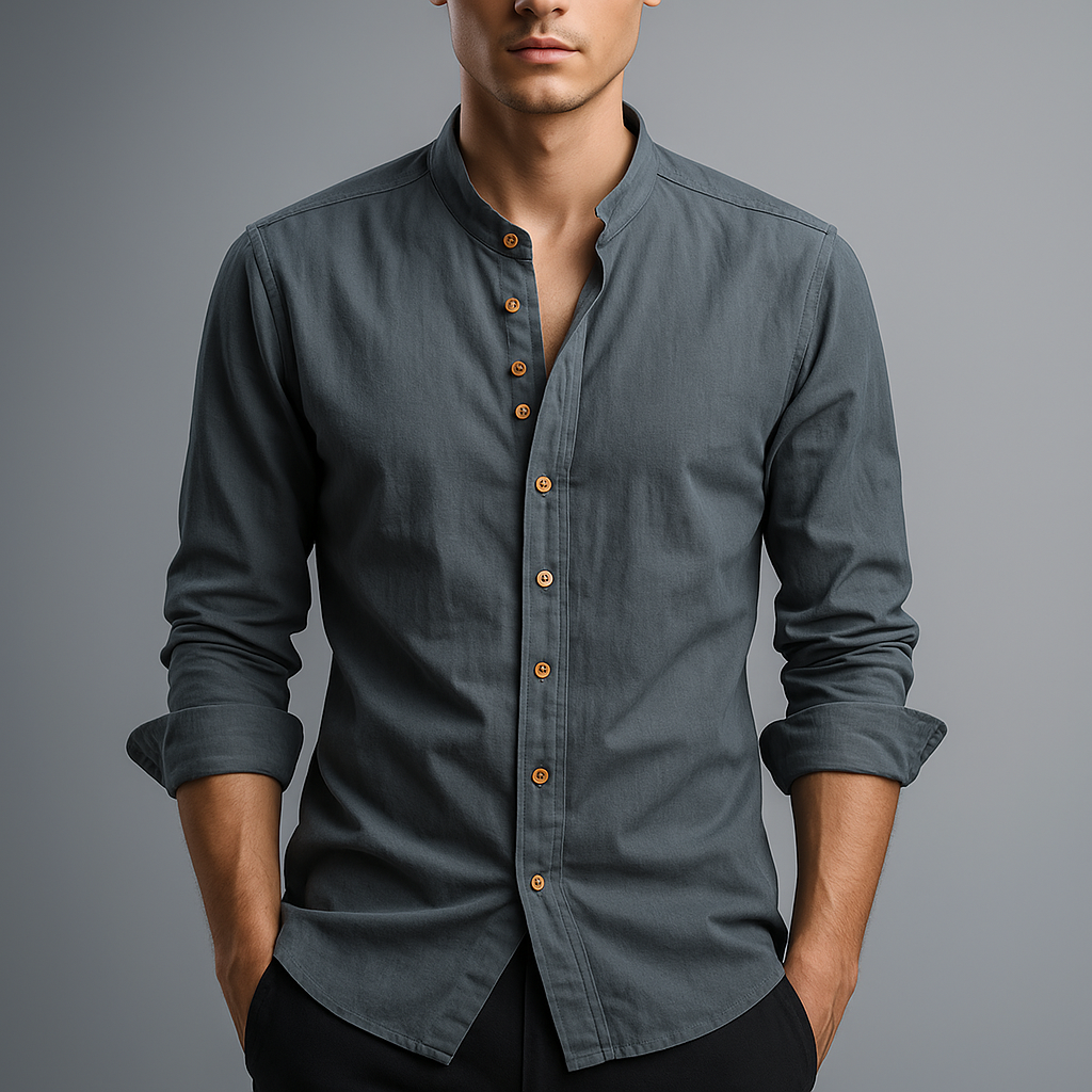 Hiroto Cotton-Linen Shirt