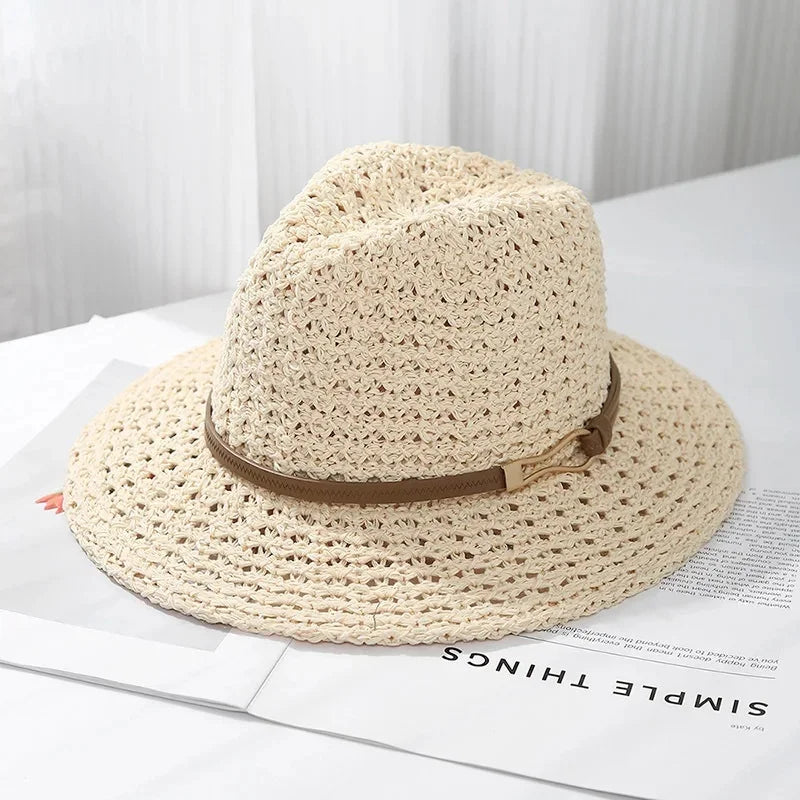 Solenne Grove Woven Fedora
