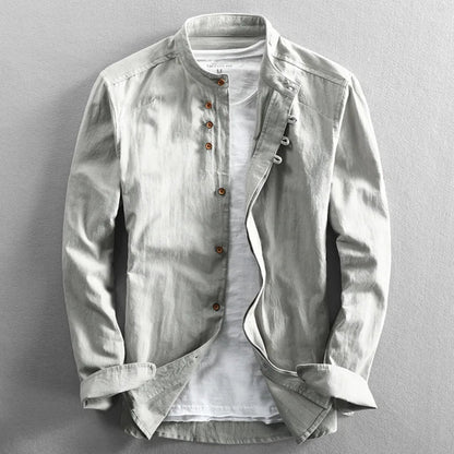 Hiroto Cotton-Linen Shirt