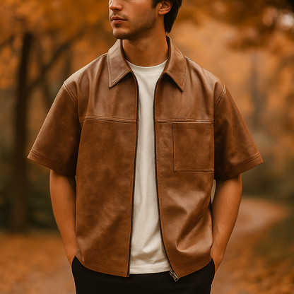 Draven Leather Shirt